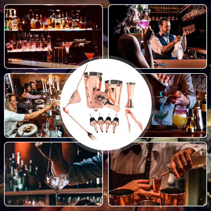 11%20PCS%20Cocktail%20Shaker%20Set%20with%20Boston%20Shaker%20Cup%20Stainless%20Steel%20Cocktail%20Mixology%20Kit%20with%20Bartender%20Shaker%20Hawthorne/%20Fine%20Mesh%20Strainer%20Jigger%20Liquor%20Pourer%20Mixing%20Spoon%20&%20Fork%20Ice%20Tong%20Making%20Wi-ne%20Drinks%20Tool%20for%20Home%20Bar%20-%20Image%206