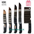 5Pcs Kiwi Cooking Knife Set + 1 Extra Free Surprise Gift. 