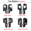 USB Charger Charging Port Dock Connector Microphone Flex Cable For Xiaomi Redmi 12C Note 12 4G 13 Pro Plus 5G 12s Fast charging. 