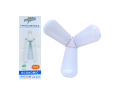 Angle Adjustable & Foldable Fan Blade Type LED Bulb. 