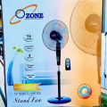 Stand Fan With Remote 16" 5 Blade Super Speed. 