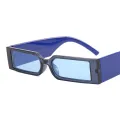【Top mobile  Store】[BestGO]Rectangle Sunglasses Man Designer Black Shades Sun Small Frame PersonAlibabaty Oculos De Sol.. 