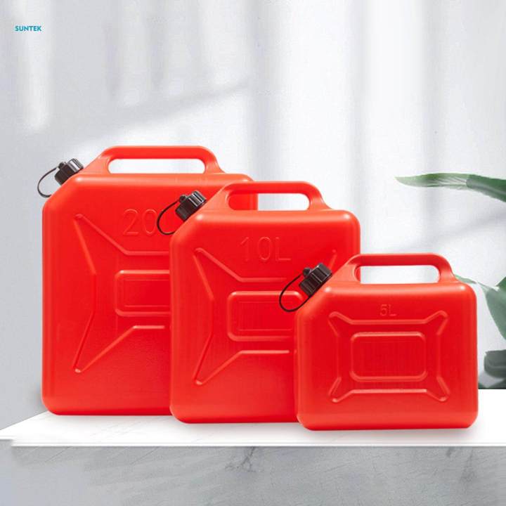 Gas Fuel Container Water Can Motorcycle Gas Can Storage Container Portable Gasoline Auto Can for 10L