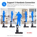 Digital Cordless Phone Telephone with LCD Display Caller ID Hands-free Calls Conference Call 16 Languages Support 5 Handsets Connection for Office Business Home Family. 