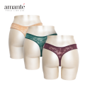 Amante Lace Thong Panty Pack (3 Pcs). 