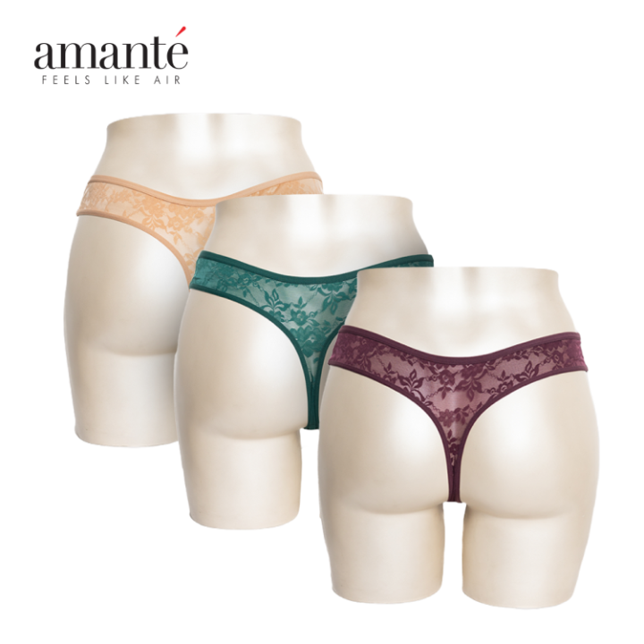 Amante%20Lace%20Thong%20Panty%20Pack%20(3%20Pcs)%20-%20Image%202
