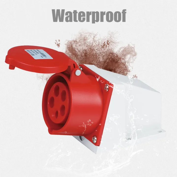 Ip44%20Industrial%20Plug%20Wall%20Mount%20Socket%20Connector%20Three-Phase%203pin%204pin%205pin%2016a32a%20Waterproof%20Non-%20-Proof%20Aviation%20Plug%20-%20Image%202