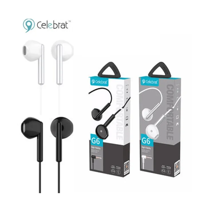 Celebrat%20G6%20Wired%20Earphone%20Handfree%203.5mm%20Headset%20With%20Mic%20-%20Image%203