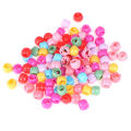 100 PCS Mini Hair Claw Clips For Women Girls Cute Candy Colors Beads Headwear. 