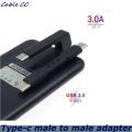 Adapte To Hiby Fc3 Portable Decoder Mqa Type C Otg Male Data Transmission Charging Connecter For Mobile Phone. 