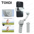 TOKQI M01 Handheld 3-Axis Gimbal Phone Holder Anti Shake Video Record Stabilizer. 