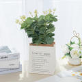 Home Leaf Garden Party Wedding Scrapbooking Vase Silk Artificial Flowers Eucalyptus. 