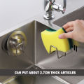 Kitchen Organizer Sponge Holder Soap Drying Rack Self Adhesive Sink Drain Racks Stainless Steel Sink Wall Storage Racks Hooks. 