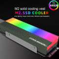5V ARGB Sync Computer 2280 SSD M2 Radiator PC RGB M.2 Nvme Cooler Heatsink Effect Guka. 