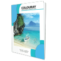 Colouray CR Book (60gsm) - 200 pgs Single Rule. 