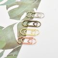 150Pcs/Bag Mini Retro Heart Paperclips Rose Gold Paper Clip Bookmark Binder Clip Office Accessories Paper Storage Patchwork Clip. 