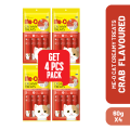 Me-O Creamy Treats 60g (4 Packs) Crab Flavour. 