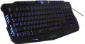 Gaming Keyboard M200 backlit LED 3 colour Illumination Red Blue Purple M200 ECO. 