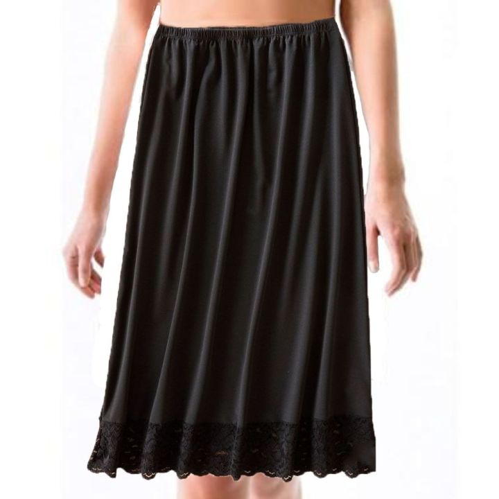 Fashion%20Mesh%20Flower%20Women's%20Lace%20Long%20Petticoat%20A-line%20Anti-glare%20Half%20Slips%20Dress%20for%20Women%20Inside%20Take%20Mid%20Length%20High%20Waist%20Lining%20Petticoat%20Summer%20-%20Image%205