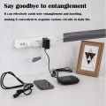2024 Paintable Cable Concealer DIY Decoration PVC Electric Wire Slot Mould proof Waterproof TV Cord Hider Home Office. 