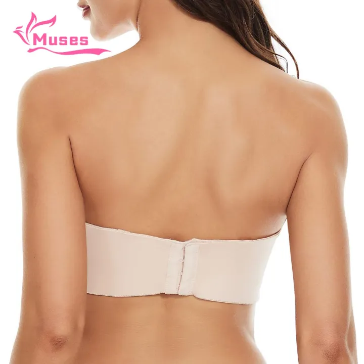 Muses%20Mall%20Strapless%20Bra%20Comfortable%20Strapless%20Push-up%20Bra%20with%20Detachable%20Straps%20Perfect%20for%20Off-shoulder%20Tops%20Dresses%20Soft%20Breathable%20Padded%20Available%20in%20Solid%20Colors%20Ideal%20for%20Southeast%20Asian%20Women%20Supportive%20-%20Image%204