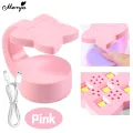 Monja 18W 5Leds Mini LED Nail Dryer Portable Seashell Shape USB Nail UV Lamp Nail Gel Polish Quick Drying Nail Lamp DIY Cure Machine Nail Art Tools. 
