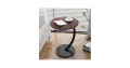 Small Side Table for Small Spaces with Silent Footpads Made of MDF+Metal, Side Tables Living Room Modern for Balcony. 