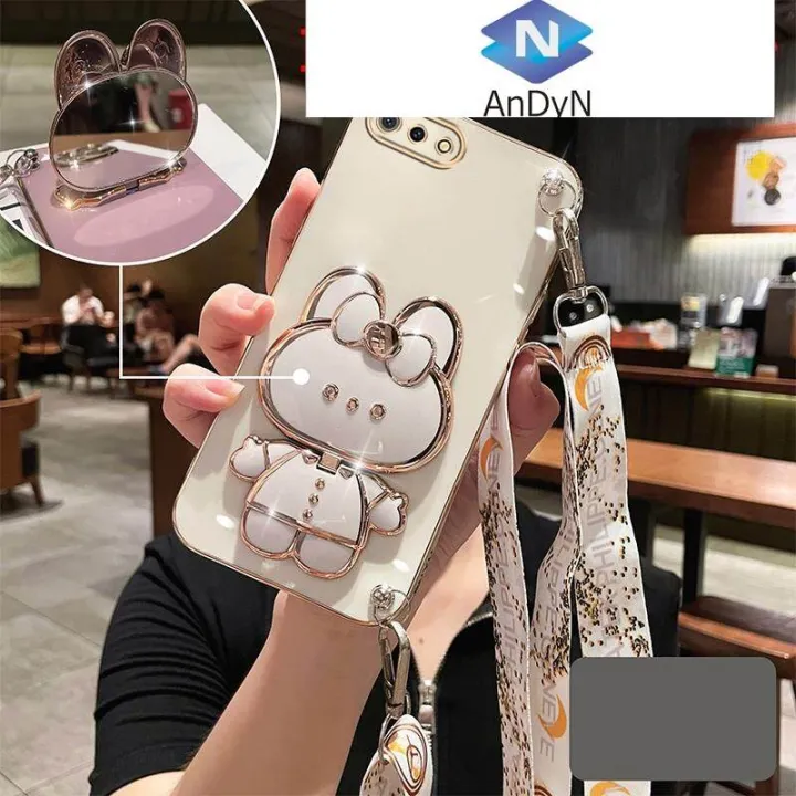 AnDyN%20Casing%20For%20oppo%20a1k%20oppo%20a3s%20oppo%20a12e%20Phone%20case%20Cute%203D%20Butterfly%20Rabbit%20Cosmetic%20Mirror%20Holder%20Square%20Soft%20TPU%20Phone%20Cover%20with%20Lanyard%20-%20Image%209