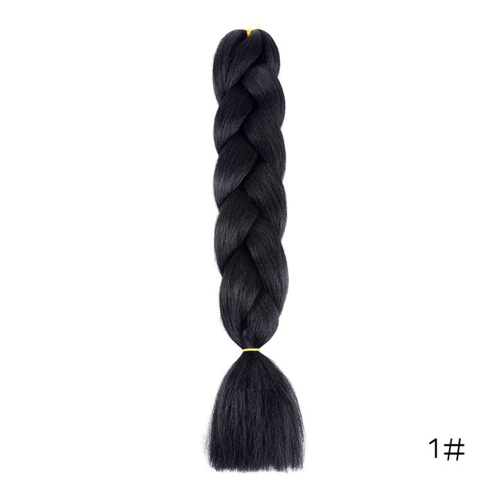 24%20inch%20Jumbo%20Braids%20Long%20Straight%20Jumbo%20Synthetic%20Braiding%20Hair%20for%20Women%20Cotton%20Crochet%20Blonde%20Pink%20Hair%20Extensions%20Kanekalo%20-%20Image%207