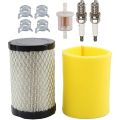 591334 796031 Air Filter For 594201 & Stratton,Spark Plug Set. 