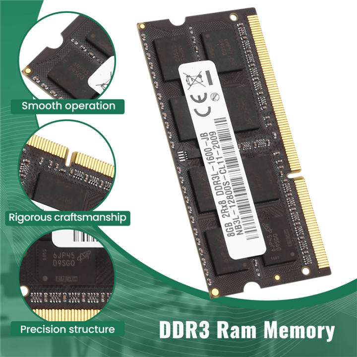 DDR3%208GB%20Laptop%20Ram%20Memory%201600Mhz%20PC3-12800%201.35V%20204%20Pins%20SODIMM%20Support%20Dual%20Channel%20for%20Laptop%20Memory%20-%20Image%203
