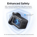 UGREEN 20W GaN Fast Wall Charger 1 USB C 1 USB A Port Charger with QC Portable for iPhone 17 16 15 Pro Max iPhone 16 15 Plus iPad Pro Samsung S25 Ultra S24 Huawei Mate 60 Xiaomi 14. 