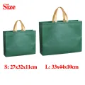 【ALLGOOD】Blue's Shop 1PC Large Capacity Grocery Bag Foldable Non-Woven Waterproof Fabric Shopping Bag Reusable Tote Handbag Eco. 