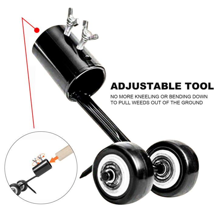 KOGEEK%20Adjustable%20Length%20Idler%20Wheel%20Garden%20Gap%20W-eed%20Extractor%20Portable%20Outdoor%20Labor-Saving%20Weeder%20-%20Image%204