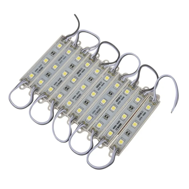 2%20x%2010Pcs%205050%20SMD%203%20LED%20Module%20LED%20Strip%20String%20Light%20Waterproof%20DC%2012V%20Cool%20White%20-%20Image%202