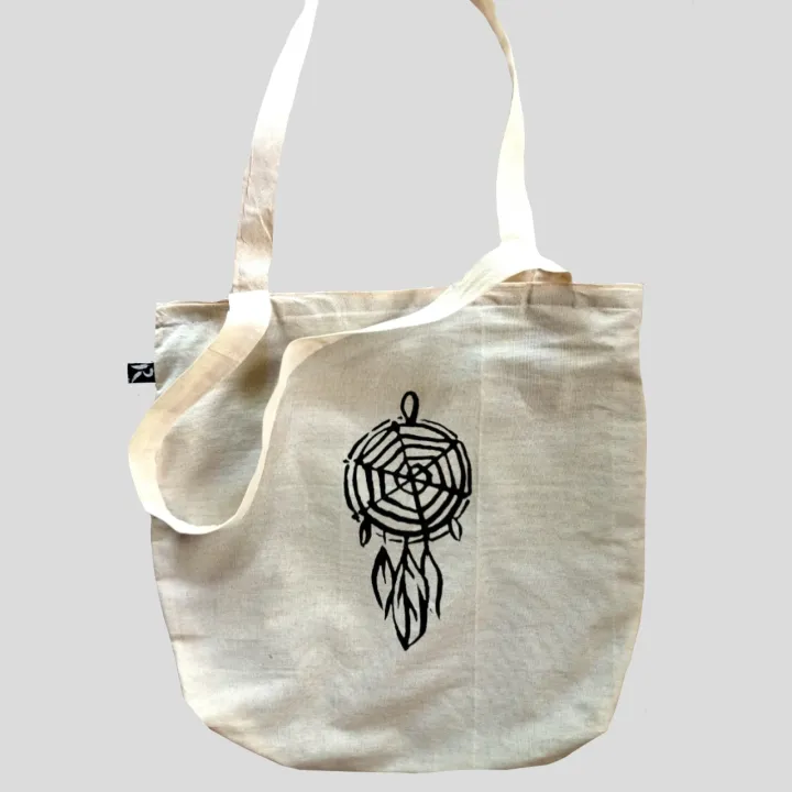 Tote%20Bag%20Zipper%20Lining%20Cotton%20Canvas%20Amuredi%20Class%20University%20Student%20Casual%20Large%20Capacity%20Comfortable%20Travel%20Eco%20Friendly%20Shoulder%20White%20Bag%20-%20Image%204