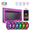 LED Strip Lights USB Powered Home TV PC Computer Monitor Backlight APP Remote Control,20in-80in. 
