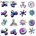 Hand Spinner EDC Fidget Spinner Metal Rainbow Spiner Anti-Anxiety Toy for Spinners Focus Relieves Stress ADHD Finger Spinner. 