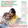 Sank Magic Book for Kids - 4 Books +1 Pen+10Refill - Sank Magic Practice Copy Book for Kids - Reusable Magical Book Drawing Alphabet Writing Practice Book - Magic Books for Kids 2-5years COMBO PACK. 
