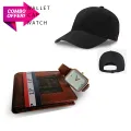 QP Cricket Sports Casual Adjustable Cap, Unisex Faux Suede Leather Adjustable Plain Hat Baseball Cap. 
