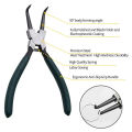 Snap Ring Circlip Plier Set, 4pcs 7" Internal/External Straight/Bent Jaw, Heavy Duty Precision Spring Loaded Pliers for Ring Remover Retaining and Remove Hoses, Gaskets etc. 