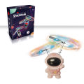 UFO Spaceman Gesture Sensing Flying Robot Astronaut Spacecraft Helicopter Remote Controlled Airplane Led Kids Toy. 