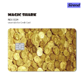 Sirend 1pc Watemelon Gold Coin Hunter Anime Cartoon Smile Matte Front Cover Sticker Film Skin for Metro Debit Credit Card. 