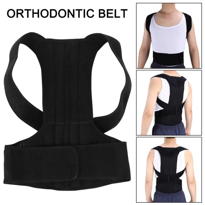Back Posture Corrector for Men Women Adjustable Back Shoulder Support Correction Brace Belt Band S-2XL коректор для осанки ПоясаHats & Caps