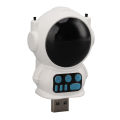 Air Purifier Air Cleaner White Spaceman Shape Air Purification Negative Ion Purifier for Car Office Bedroom Desktop. 