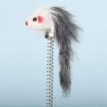Cat Spring Toy Creative Cat Kitten Training Toys Cat Scratching Toy Funny Kitten Mouse Toy Kitten Interactive Toy Spring Board Toy. 