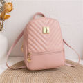 Women Diamond PU Leather Mini Backpack Fashion Girls Multi-Function Backpack. 