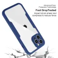 【ThinkWay】360 Full Body Front Screen Transparent Phone Case For iPhone 11 12 13 Pro Max XS X XR 7 8 Plus SE 2 Shockproof Bumper Back Cover. 