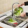 Stainless Steel Telescopic Strainer Basket, Vegetable Fruit Strainers. 