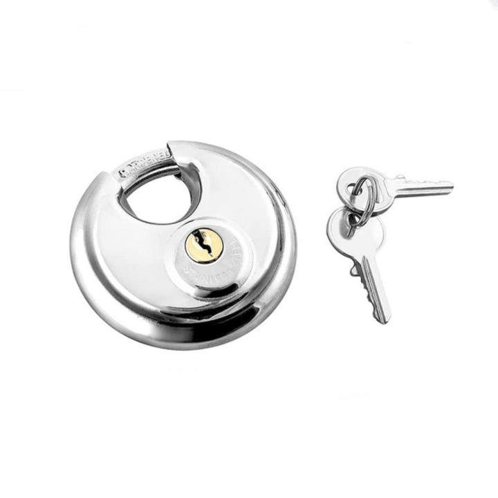 Rustproof%20And%20Waterproof%2070MM%20Stainless%20Steel%20Round%20Disc%20Storage%20Pad%20Lock%20Padlock%20-%20Image%205